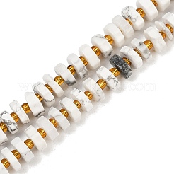 Natürliche Howlith Perlen Stränge&nbsp;G-F796-A01-01