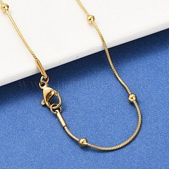 Collares de cadena de serpiente redonda de acero inoxidable 304&nbsp;STAS-G244-88A-G