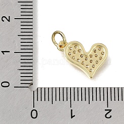 Latón micro pavimenta claro cubic zirconia encantos&nbsp;CU-L001-19G-06