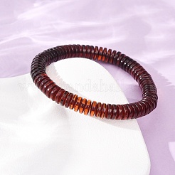Stretcharmbänder aus natürlichem Bernstein für Damen und Herren&nbsp;BJEW-D462-02B