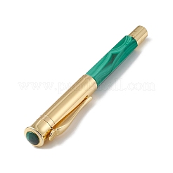 Penne in ottone malachite naturale&nbsp;AJEW-M209-02G