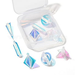 10pcs 5 pendentifs acryliques transparents de style&nbsp;KY-LS0001-07