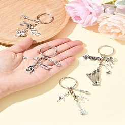 Porte-clés en alliage à thème musical&nbsp;KEYC-FS00029-01