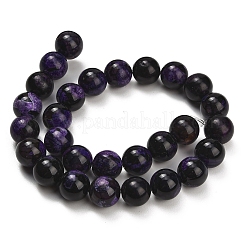 Natürliche Feuer Crackle Achat (gefärbt und erhitzt) Perlen Stränge&nbsp;G-K425-A01-14mm