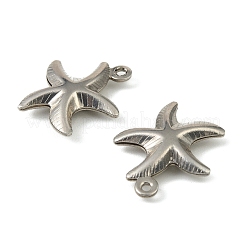 Anhänger aus Edelstahl 304. Seestern-Charme&nbsp;STAS-A190-03P