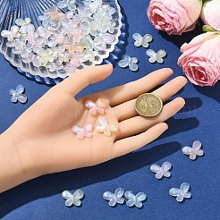 100pcs 5 Farben transparente Harzperlen&nbsp;RESI-YW0004-46