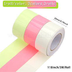 3 Rolle 3 Farben 3m Kunststoffklebeband&nbsp;DIY-BC0012-37