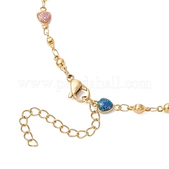 Halsketten- und Armbandsets aus emailliertem Edelstahl 304&nbsp;SJEW-JS01378