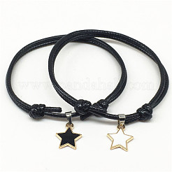2 paio di braccialetti con ciondolo a forma di stella in lega smaltata&nbsp;FS-WG0DE5C-01