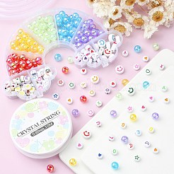 302 Stück transparente und undurchsichtige regenbogenfarbene&nbsp;MACR-CJ0001-55