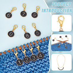 Nummer 0~9 der DIY-Strickwerkzeug-Sets&nbsp;HJEW-AB00660