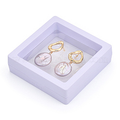 Pendientes colgantes de perlas keshi barrocas redondas y planas naturales&nbsp;PEAR-N020-L37