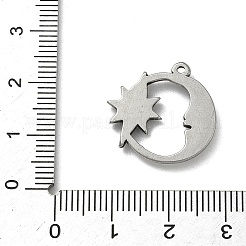 Cabochon-Fassungen für Anhänger aus Edelstahl 304&nbsp;STAS-P422-14P
