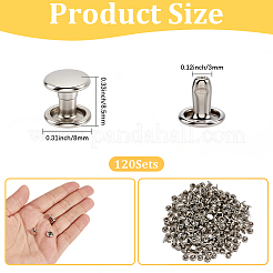 120 Satz Eisen-Ziernieten&nbsp;IFIN-CL0001-01