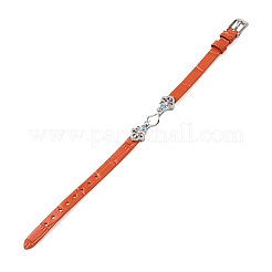 Verstellbare Armbandherstellung aus Rindsleder für Perlen&nbsp;BJEW-P394-05P