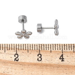 Ohrstecker aus 304 Edelstahl für Damen&nbsp;X-EJEW-E603-05G-P