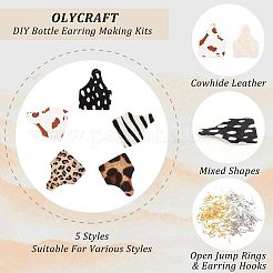 DIY-Sets zur Herstellung von Flaschenohrringen&nbsp;DIY-OC0009-83