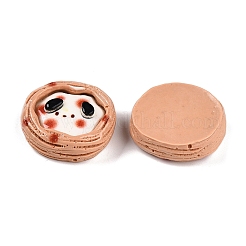 Cabochons décodés en résine opaque de dessin animé&nbsp;RESI-N039-129E