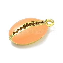 Emaille-Anhänger aus Messing mit Gestellbeschichtung&nbsp;KK-G515-19G-03