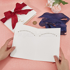 Hochzeitskarte aus Papier&nbsp;AJEW-WH0258-902A
