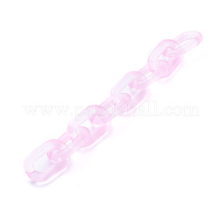 Chaînes de câble acryliques transparentes faites à la main&nbsp;AJEW-JB00575-01