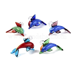 Colgantes artesanales de lampwork&nbsp;LA-N048-25