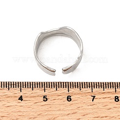 Offene Manschettenringe aus 304 Edelstahl für Damen&nbsp;RJEW-H261-11P