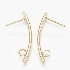 Accessoires de clous d'oreilles en laiton&nbsp;KK-S348-111