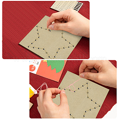 1 Set DIY String Art Kit Kunsthandwerk für Kinder&nbsp;DIY-GF0004-28A