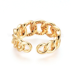 Anneaux de laiton réglables&nbsp;RJEW-G096-35G