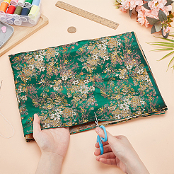 Polyesterstoffe mit Blumenmuster&nbsp;DIY-WH0622-112B