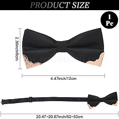 1 Stück Polyester-Fliegen für den Bräutigam&nbsp;AJEW-SP0003-33