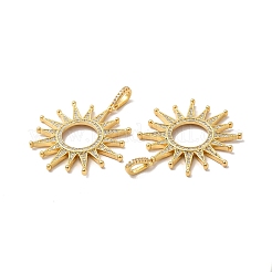 Ciondoli ecologici in micro pavé di zirconi in ottone con placcatura a cremagliera&nbsp;KK-A177-06G
