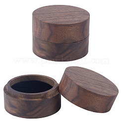Boîtes de rangement rondes en bois&nbsp;AJEW-CL0005-46B