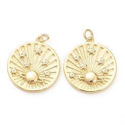 Pendentifs en laiton zircon cubique transparent&nbsp;ZIRC-P200-17