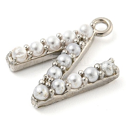 Pendentifs en plastique imitation perle&nbsp;KK-P230-17P-N
