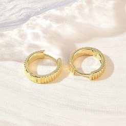 Pendientes de aro de latón&nbsp;KK-CBA30C7-17G