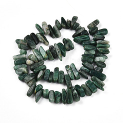 Naturales africanos hebras de abalorios de jade&nbsp;G-T140-67