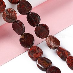 Naturali brecciati perline di diaspro fili&nbsp;G-O120-12