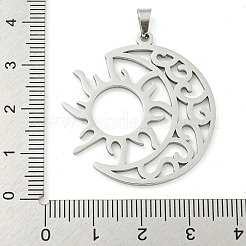 Pendentifs en acier inoxydable 304 anti-ternissement&nbsp;STAS-Z076-19P