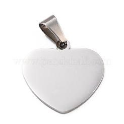 Ciondoli con targhetta vuota stampata in acciaio inossidabile 304 anti-ossidazione con finitura lucida a specchio&nbsp;STAS-L220-02C-A01