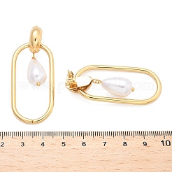 Pendientes colgantes rectangulares de acero inoxidable 304&nbsp;EJEW-C142-06G
