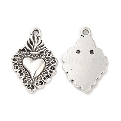Tibetischer stil Aluminium Anhänger & Charms&nbsp;X-PALLOY-R143-16AS