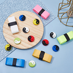 Ammortizzatore per racchetta da tennis in silicone Yin Yang&nbsp;AJEW-FH0004-56