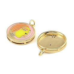 Pendentifs en laiton zircon cubique transparent&nbsp;CU-CBA9175-01G-01