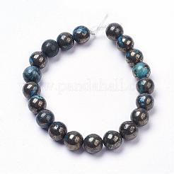 Fili di perline di pirite naturale&nbsp;G-K181-02-I04