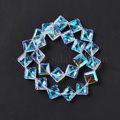 Chapelets de perles en verre à facettes&nbsp;EGLA-E030-01C