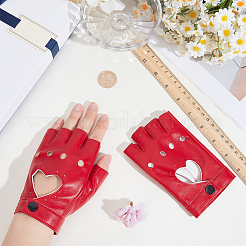 Fingerlose Handschuhe aus PU-Leder&nbsp;AJEW-CL0003-67A
