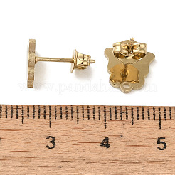 Ionenplattierung (IP) 304 Edelstahl Ohrstecker Zubehörse&nbsp;STAS-I206-61G