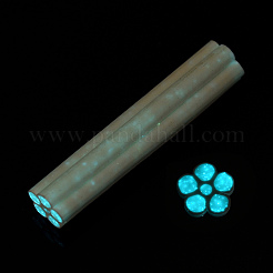 Cannes lumineuses en argile polymère à cinq pétales faites à la main&nbsp;CLAY-T016-85G